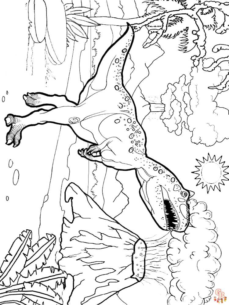 Dibujos Para Colorear De Jurassic World 4