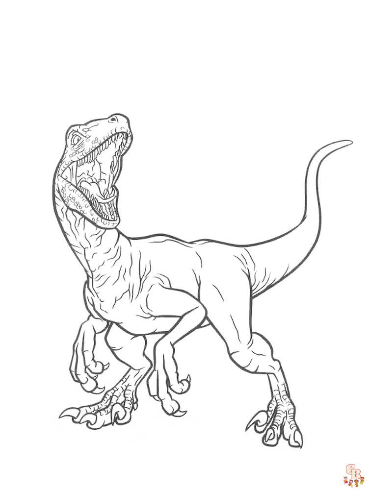 Dibujos Para Colorear De Jurassic World 9