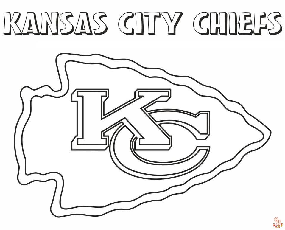 Kansas City Chiefs Coloring Pages 1