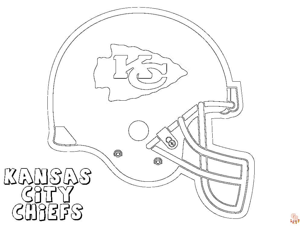 Kansas City Chiefs Coloring Pages 8
