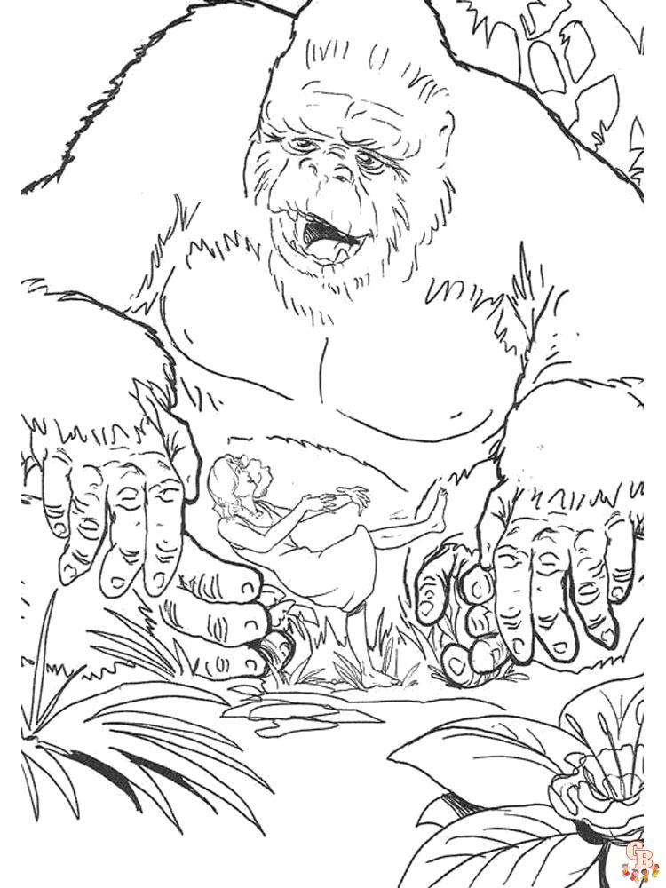 King Kong Coloring Pages 1
