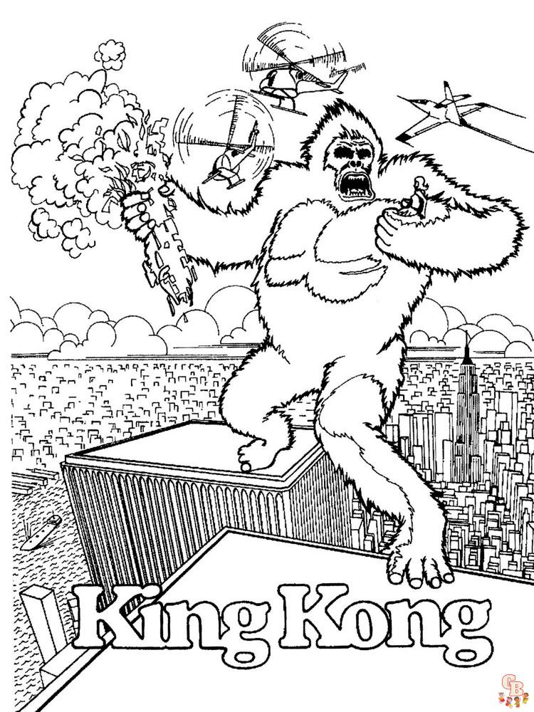King Kong Coloring Pages 3