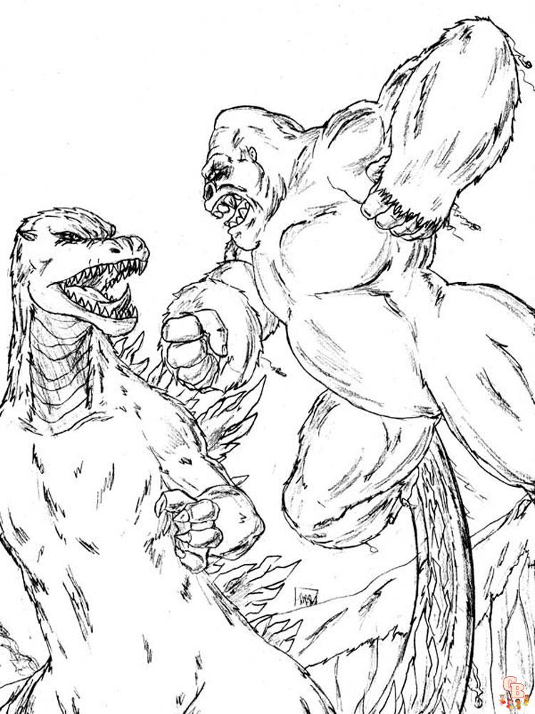 King Kong Coloring Pages 4