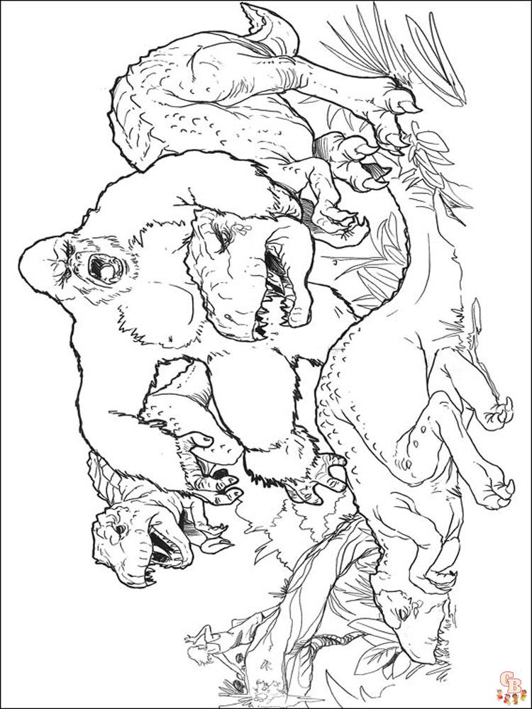 King Kong Coloring Pages 5