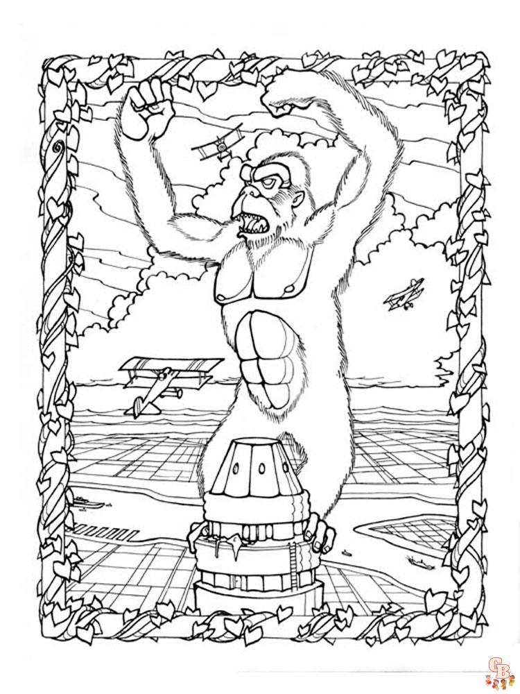 King Kong Coloring Pages 6