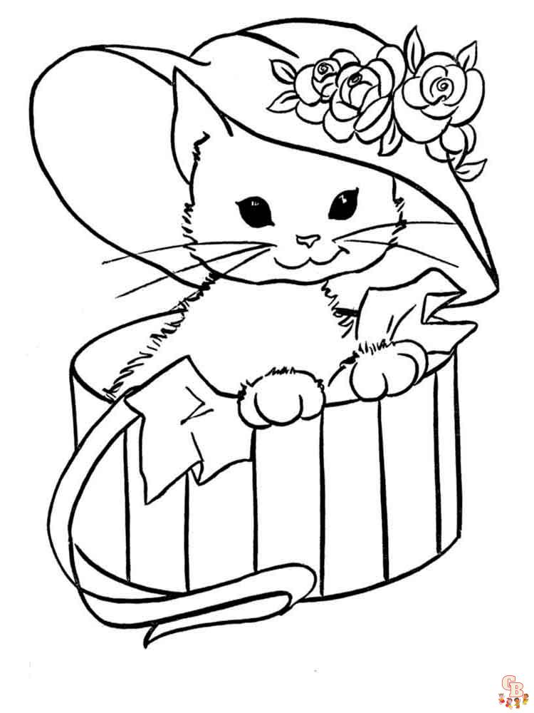 KITTEN Coloring Pages