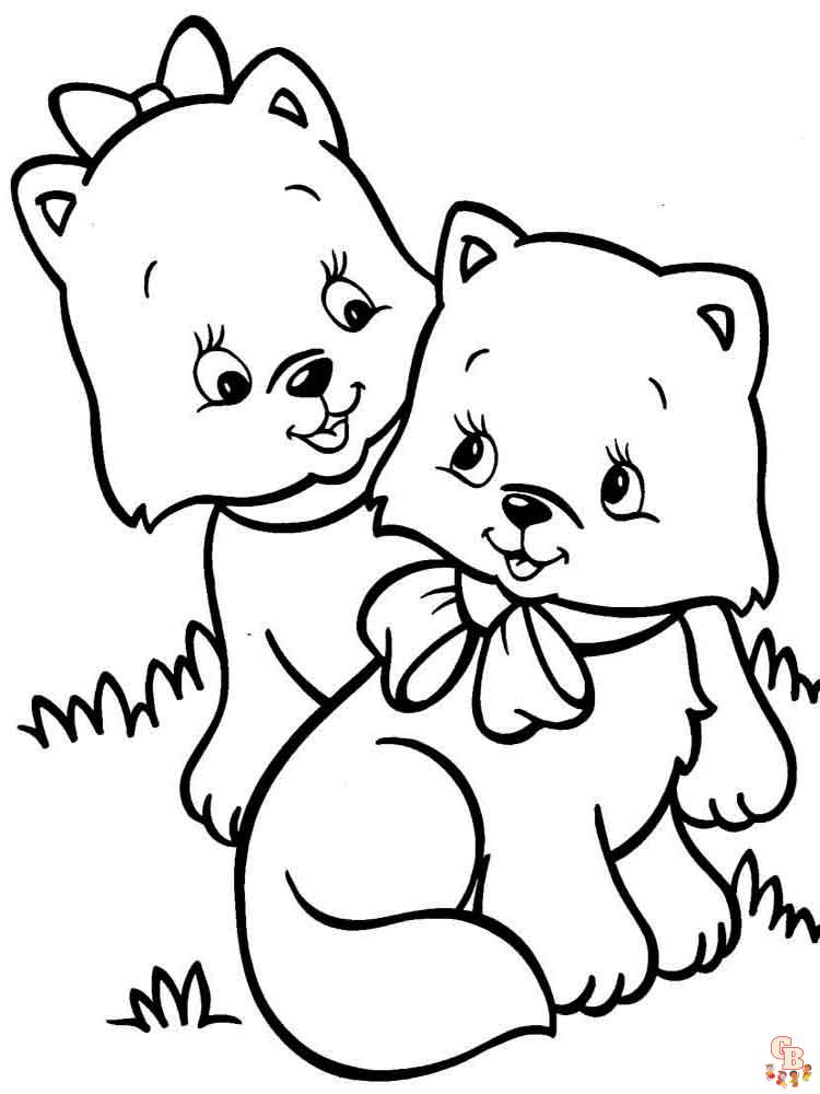 KITTEN Coloring Pages
