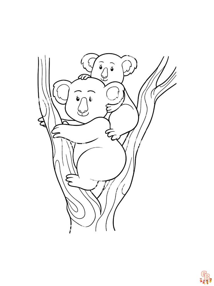 Koala Coloring Pages 11