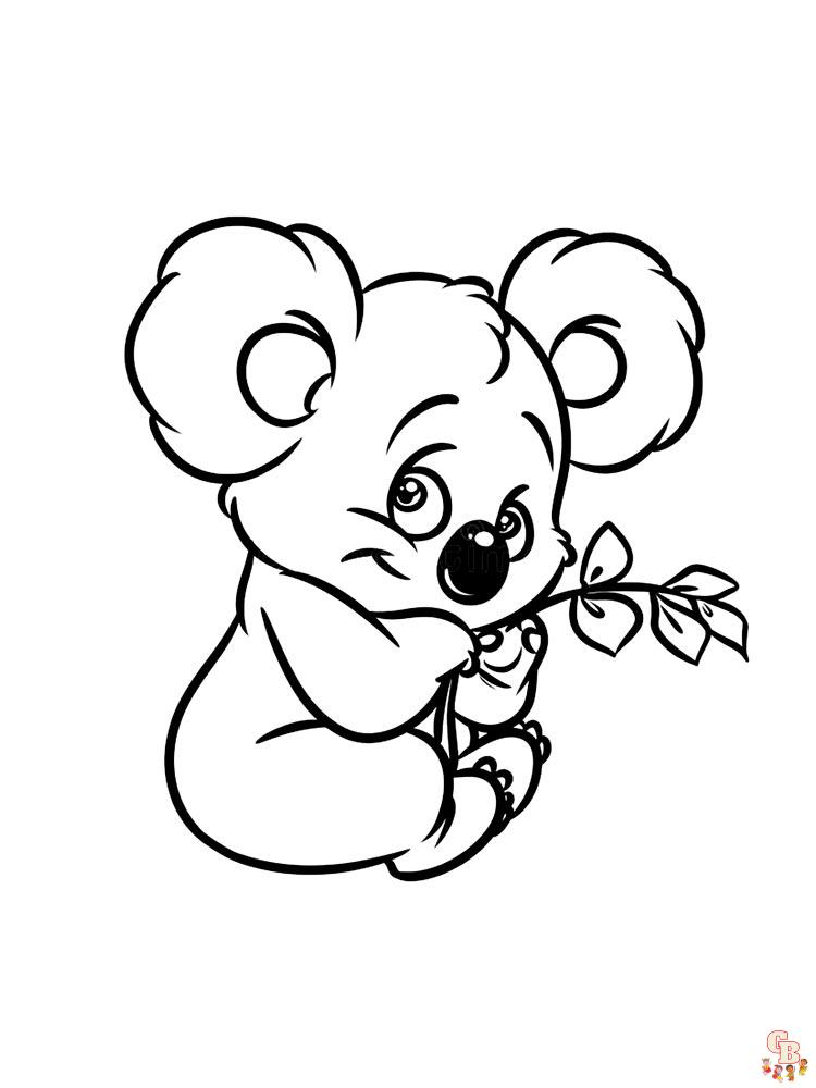 Koala Coloring Pages 2