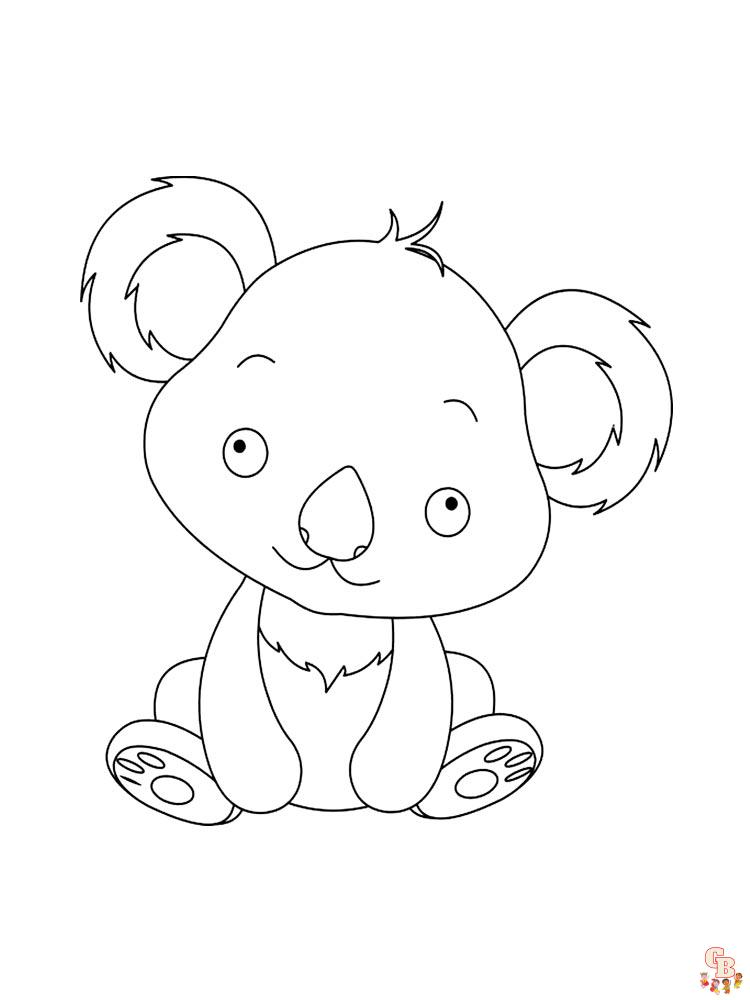 Koala Coloring Pages 5