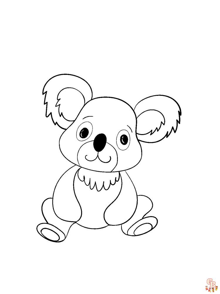 Koala Coloring Pages 6