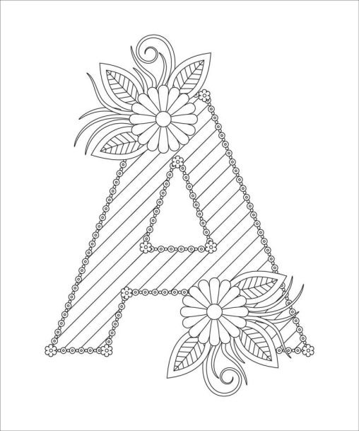 Discover creative learning with letter coloring pages from A to Z