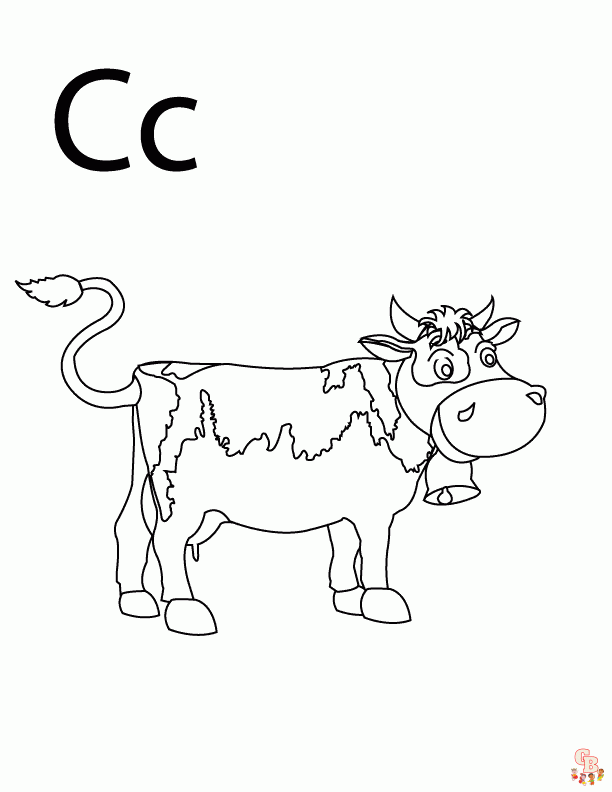 Letter C Coloring Pages