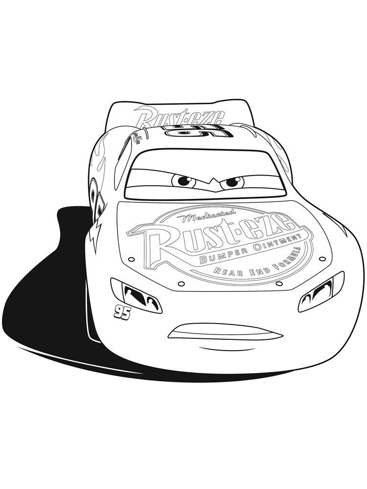 Lightning McQueen Coloring Pages