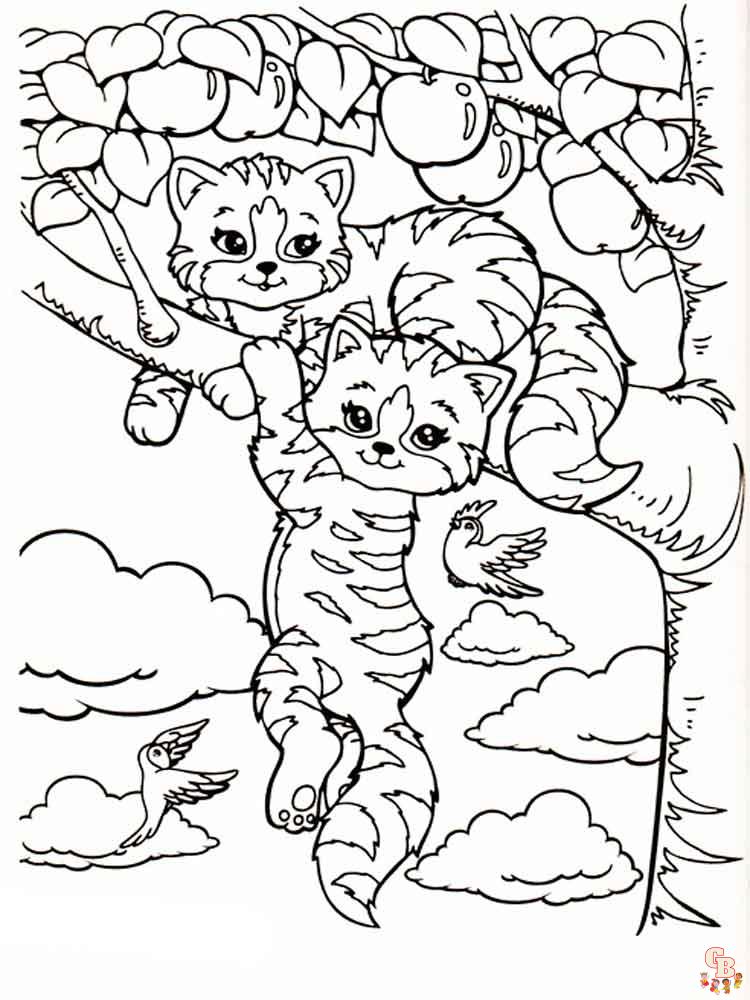 Lisa Frank Coloring Pages Free Printable GBcoloring
