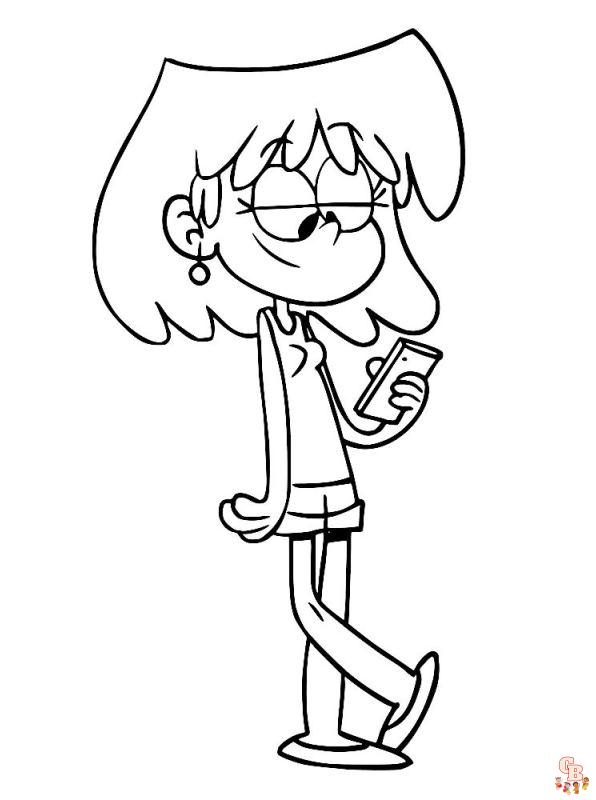 Loud House coloring pages 11