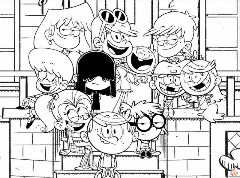 Loud House coloring pages 12