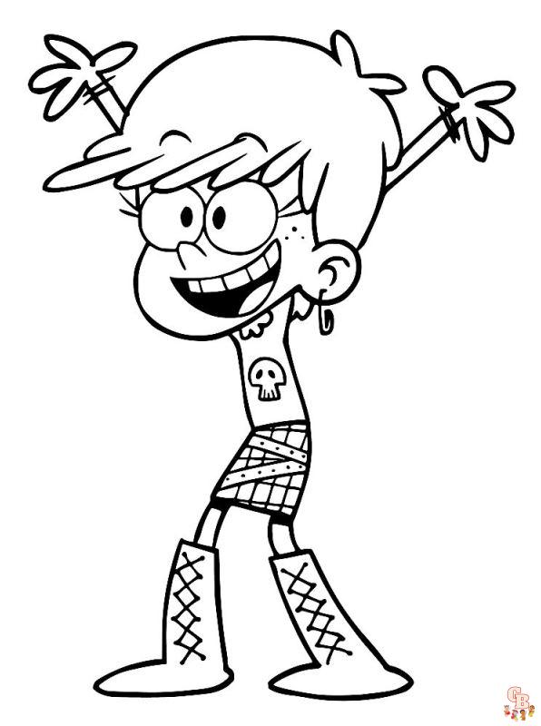 Loud House coloring pages 16
