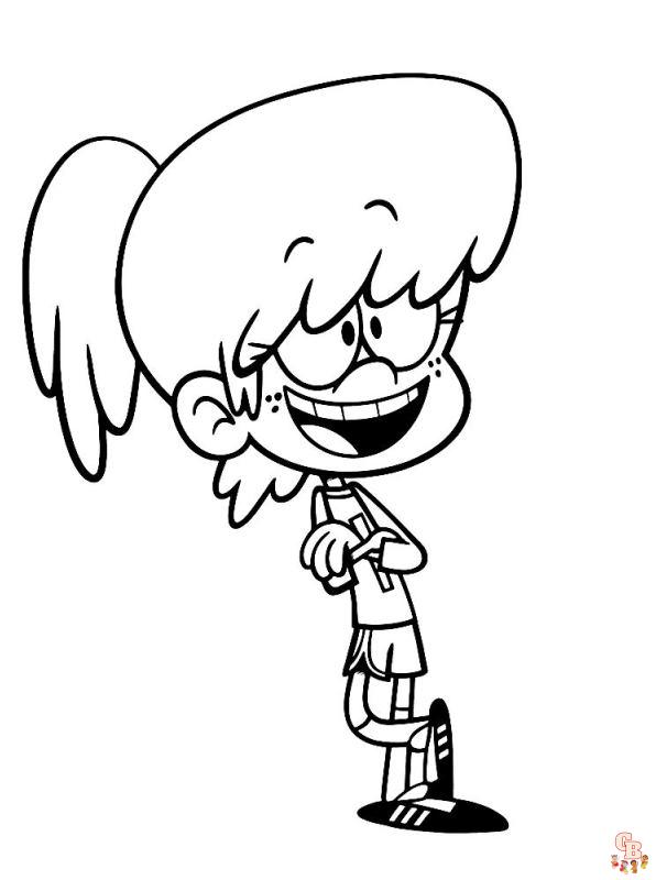 Loud House coloring pages 17
