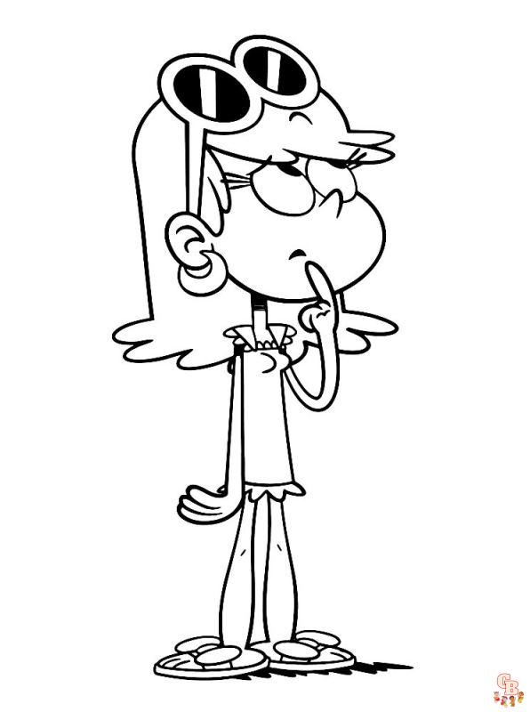 Loud House coloring pages 6