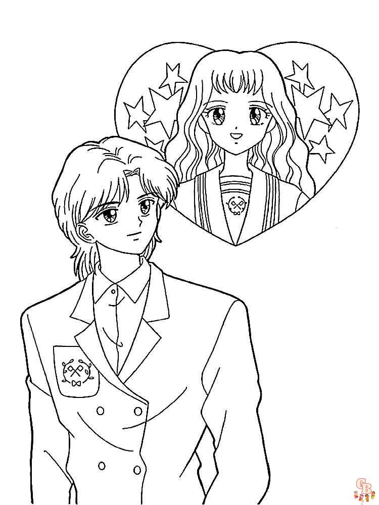 Manga Coloring Pages