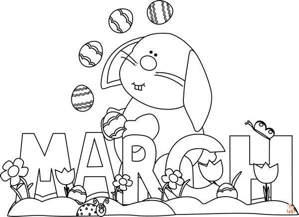 March coloring pages 10
