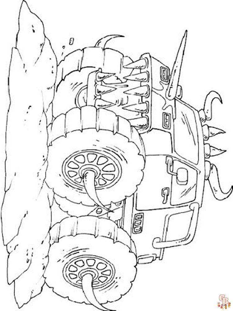 Monster Truck Coloring Pages