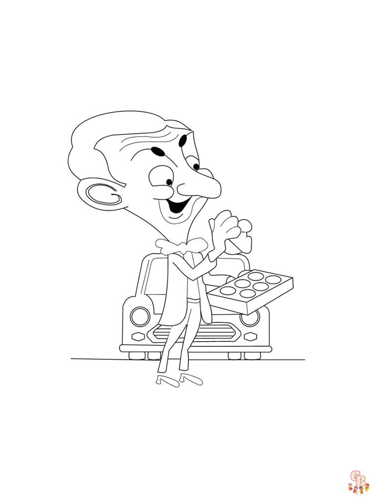 Mr Bean Coloring Pages 10
