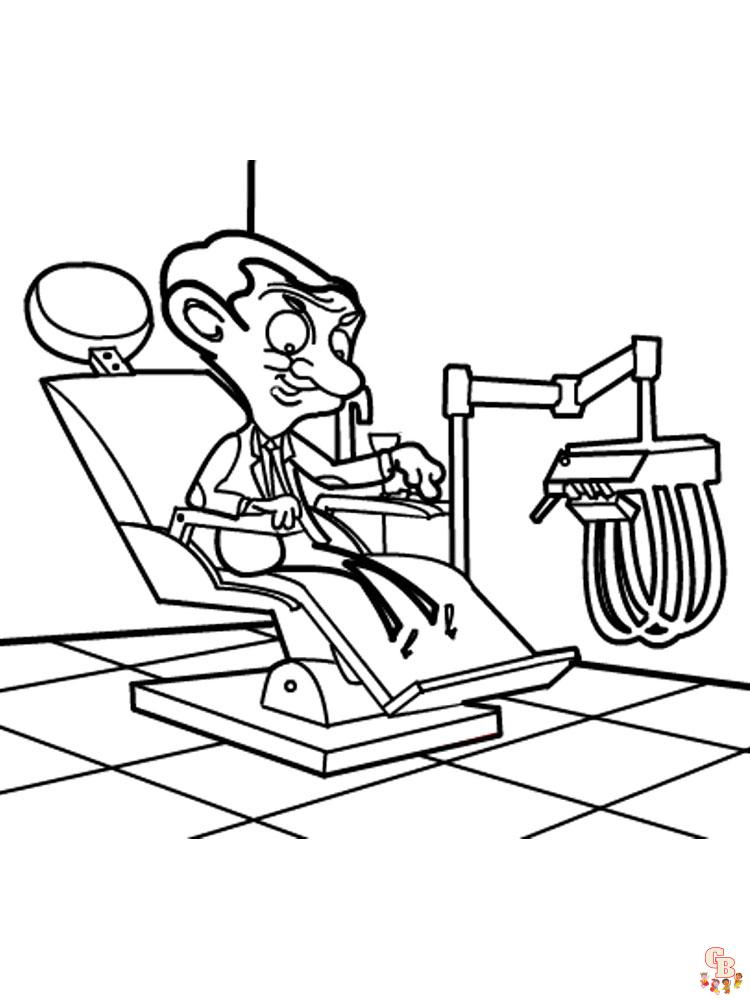 Mr Bean Coloring Pages 22