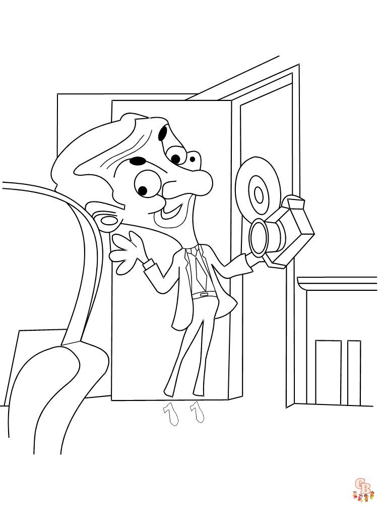 Mr Bean Coloring Pages 3