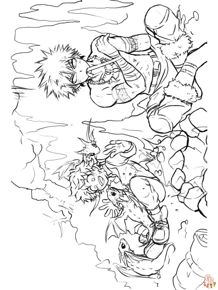 My Hero Academia Coloring Pages