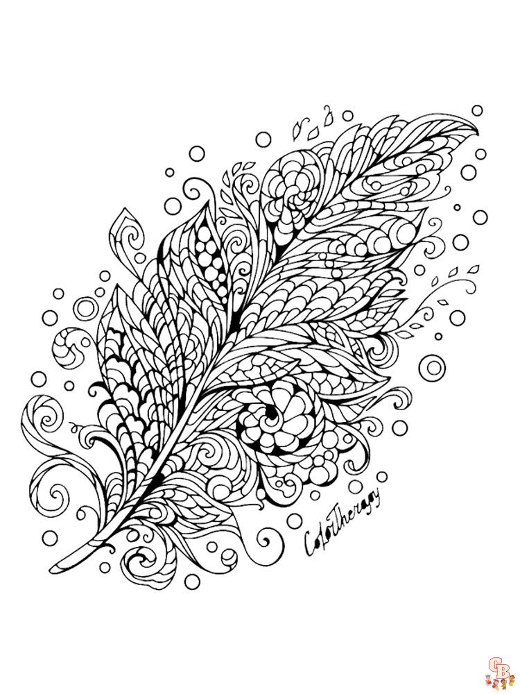 Mycoloring Pages Leaves For Adults 1