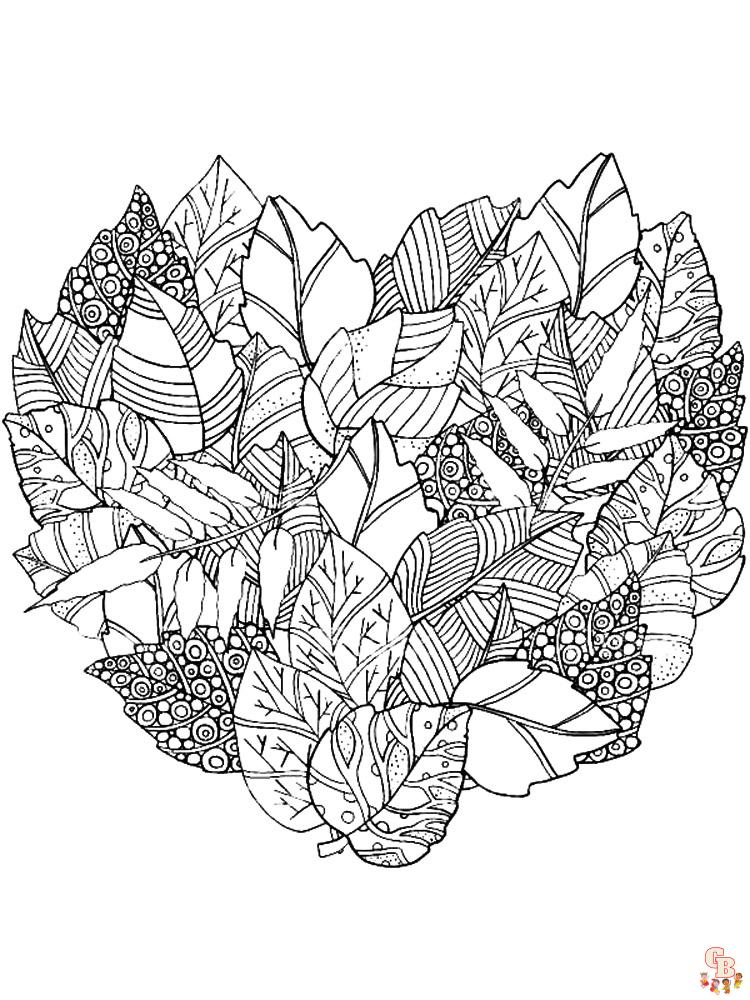 Mycoloring Pages Leaves For Adults 26