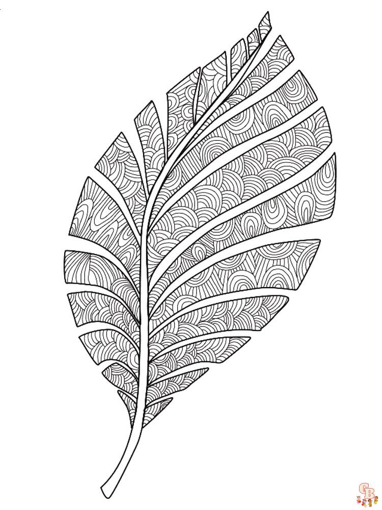 Mycoloring Pages Leaves For Adults 9
