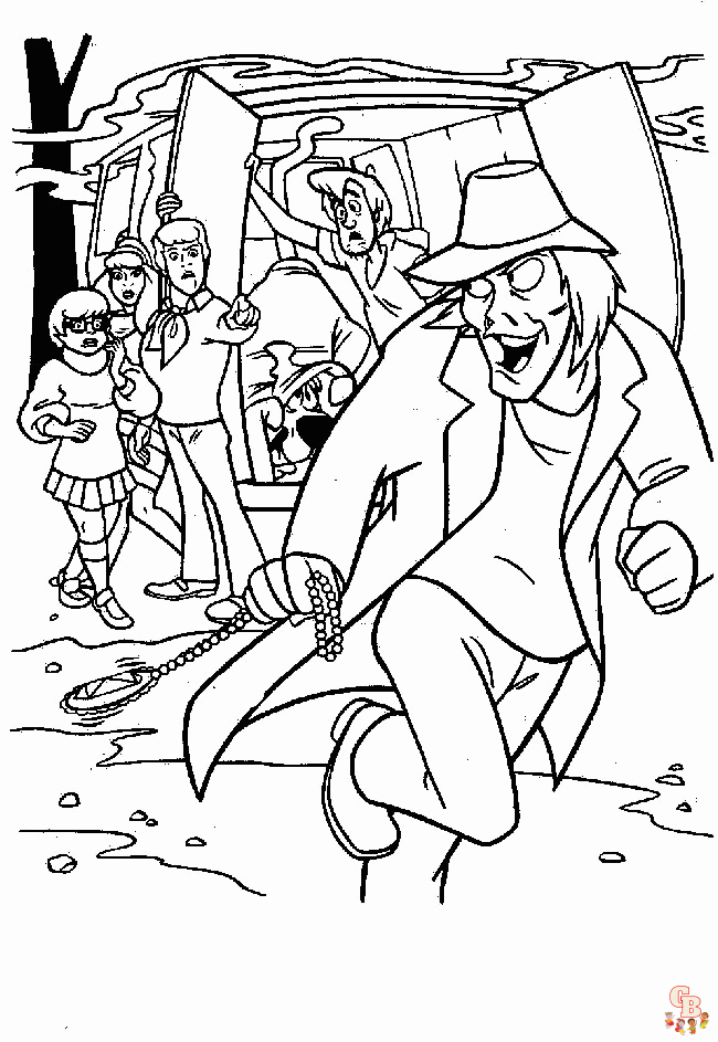 Mystery Coloring Pages