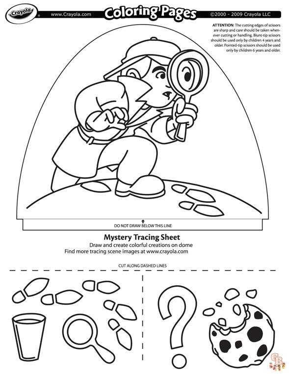 Mystery Coloring Pages