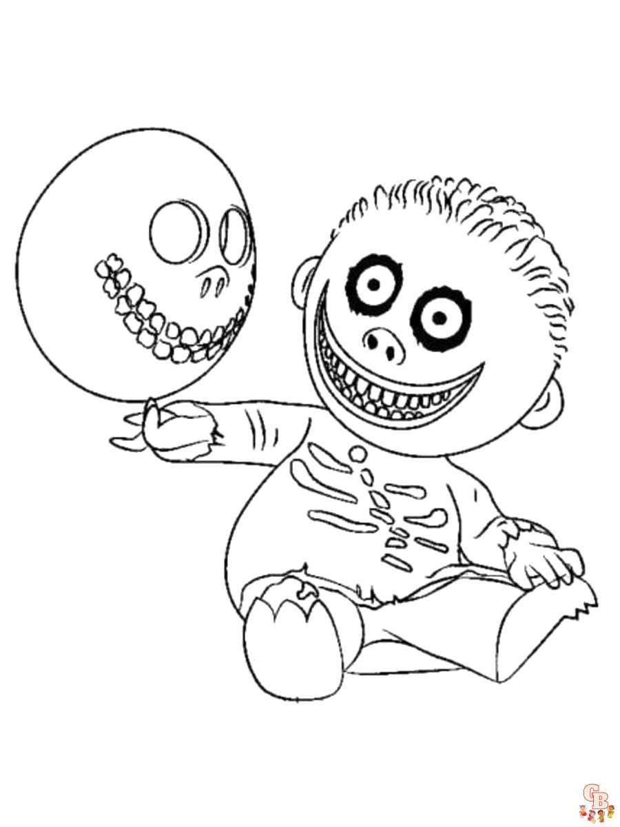 NIGHTMARE BEFORE CHRISTMAS Coloring Pages
