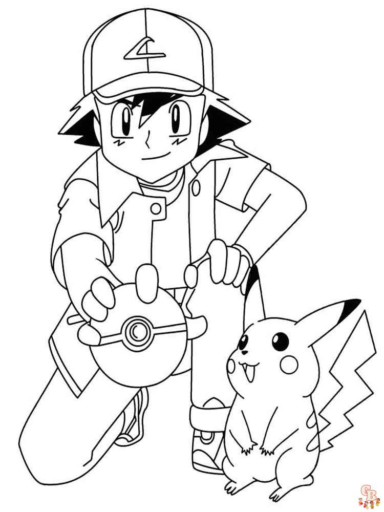 pokemon pikachu coloring pages
