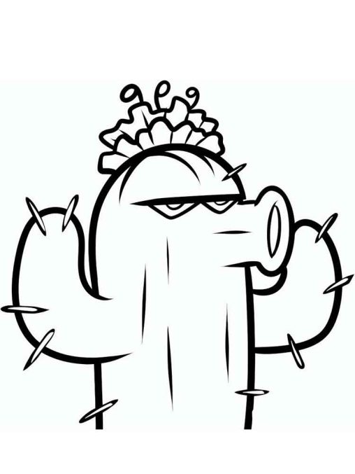 Plants vs Zombies Coloring Pages Free Printable