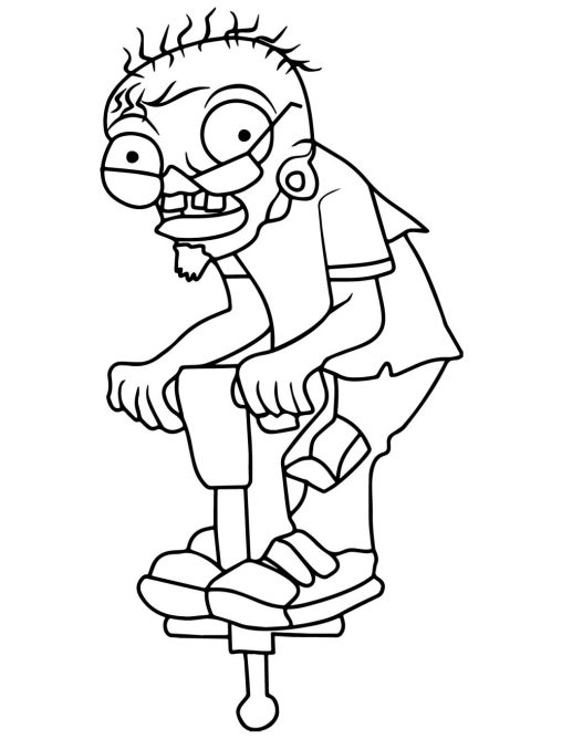 Plants vs Zombies Coloring Pages Free Printable