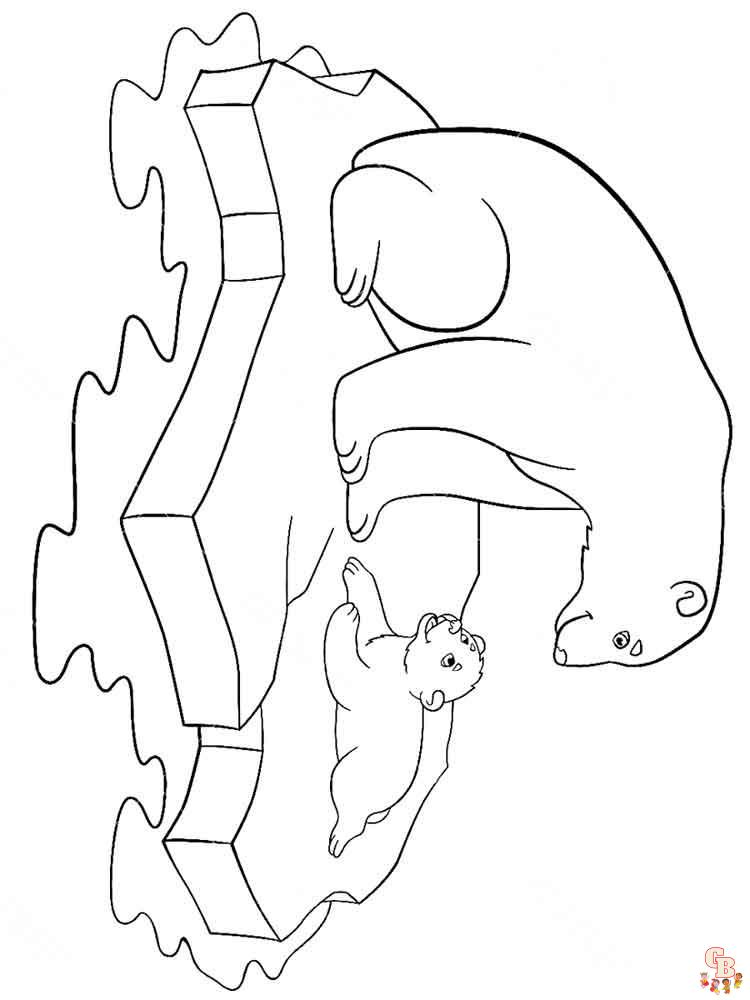Polar Bear Coloring Pages