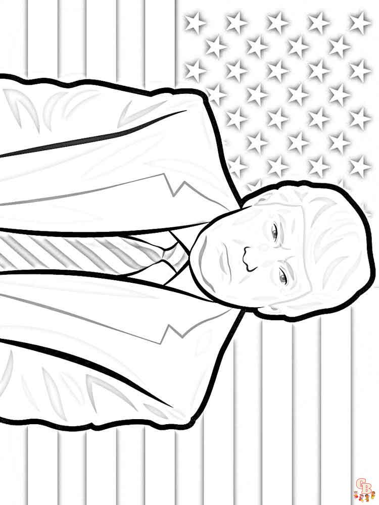 Presidents Day Coloring Pages
