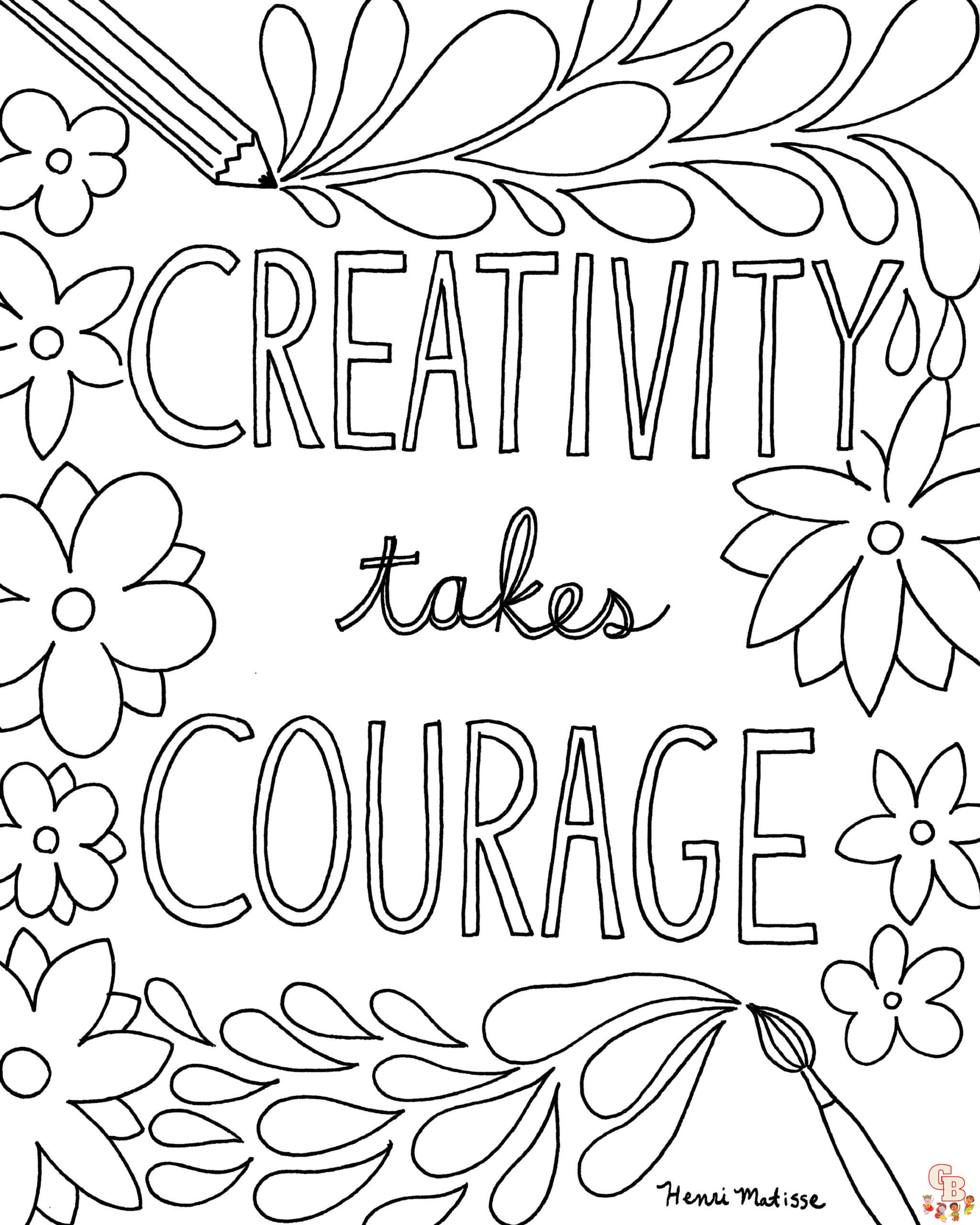 Quote Coloring Pages 12