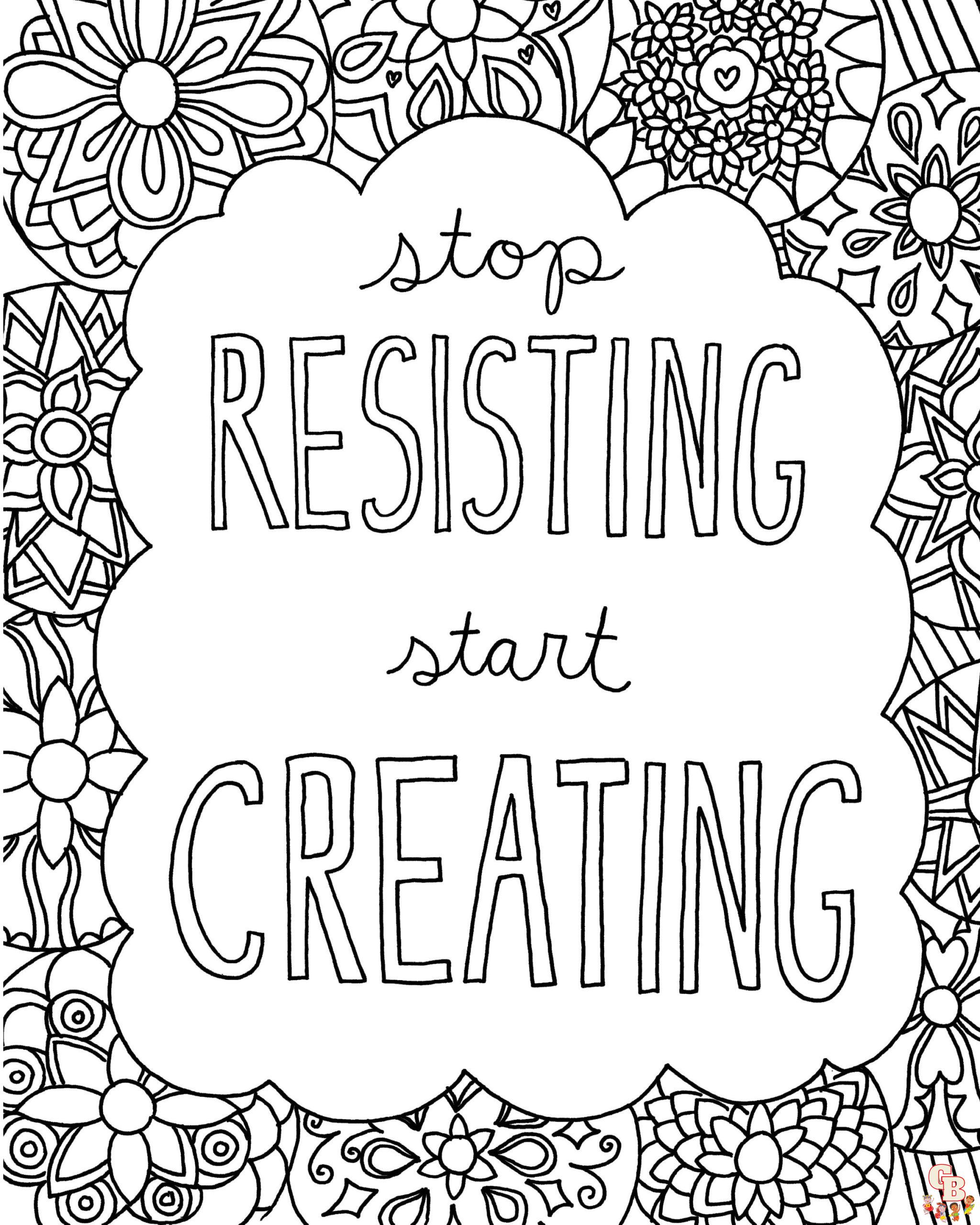 Quote Coloring Pages 3