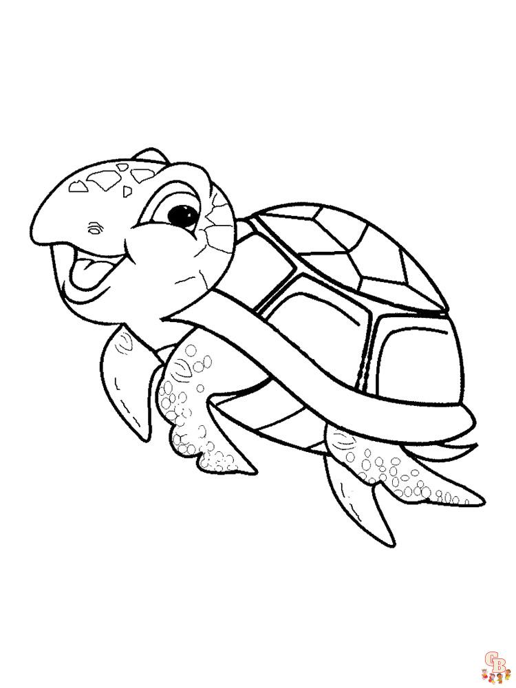 Sea Turtle Coloring Pages
