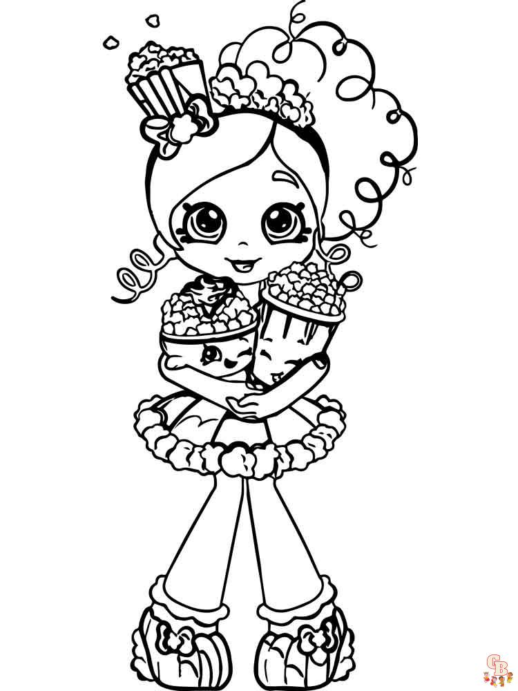 shopkins draw coloring pages