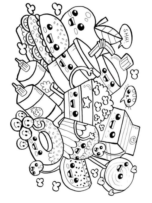Shopkins Coloring Pages - Free & Printable for Kids!