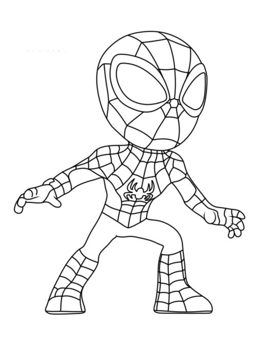 Spidey e seus incríveis amigos para colorir para crianças