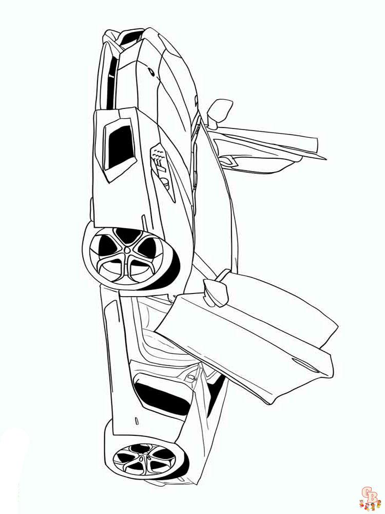 Sports Car Coloring Pages
