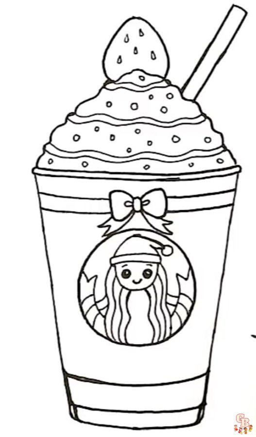 Starbucks Coloring Page